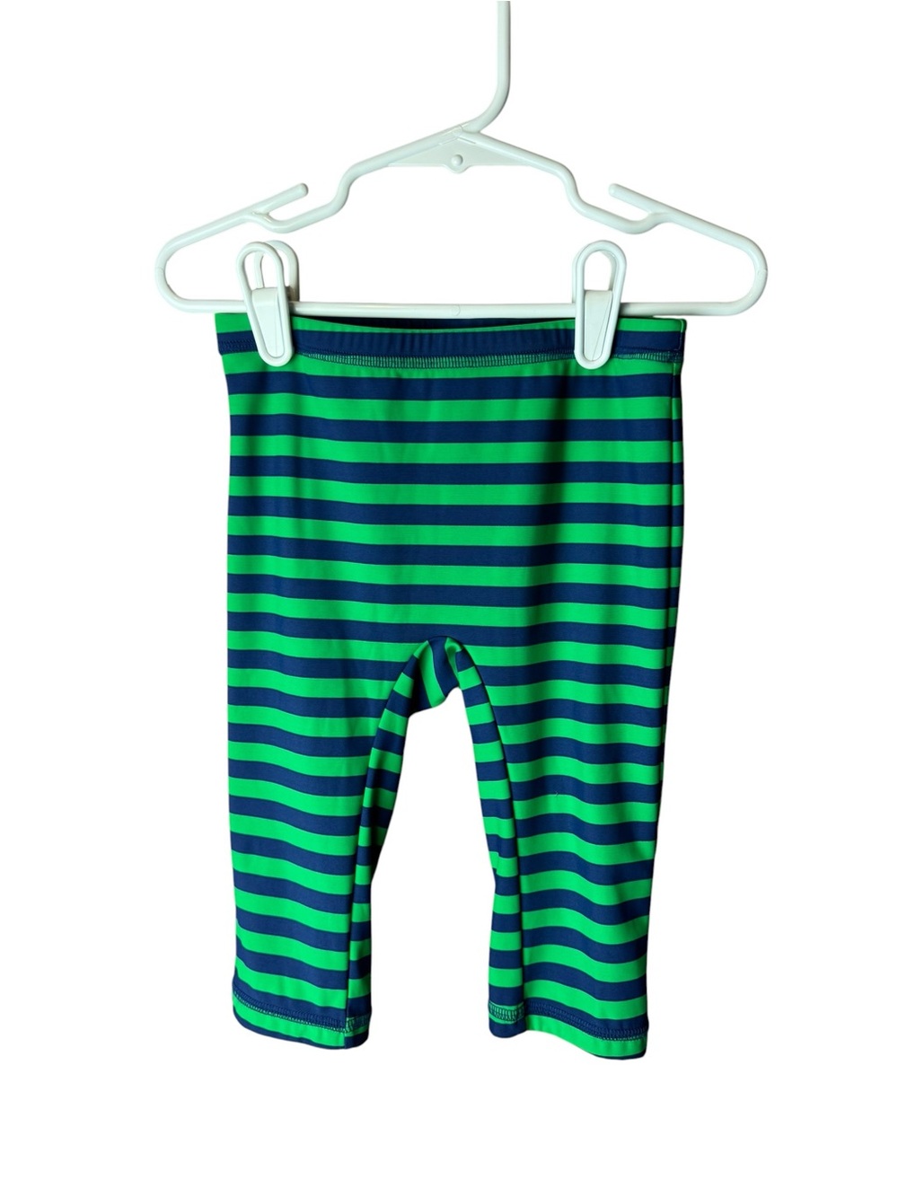 Boden Rashguard Navy Green Stripe Swim Pant